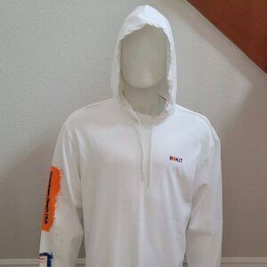 Converse x Rokit Men's Hoodie 100 % Cotton White Size 2XL NWT MSRP $80.00